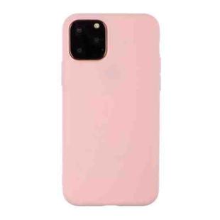For iPhone 13 Solid Color Frosted TPU Phone Case(Light Pink)