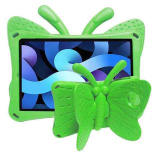 For Galaxy Tab A 10.9 2019 T510 / T515 Butterfly Bracket Style EVA Children Falling Proof Cover Protective Case(Green)