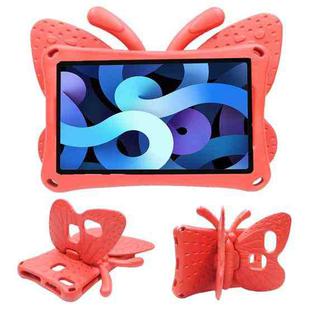 For Amazon Kindle Fire HD 8 2020 Butterfly Bracket Style EVA Children Falling Proof Cover Protective Case(Red)
