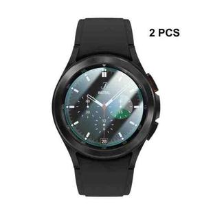 2 PCS For Samsung Galaxy Watch4 Classic 42mm ENKAY Hat-Prince Crystal Screen Protector Anti-scratch Watch Film