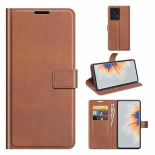 Retro Calf Pattern Buckle Horizontal Flip Leather Case with Holder & Card Slots & Wallet For Xiaomi  Mix 4(Light Brwon)