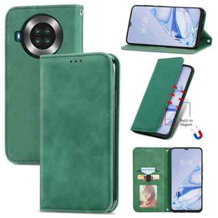 For Cubot Note 20 Retro Skin Feel Business Magnetic Horizontal Flip Leather Case with Holder & Card Slots & Wallet & Photo Frame(Green)