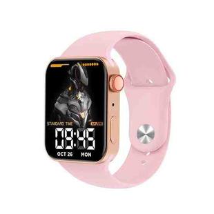 T100Plus 1.75 inch Color Screen Smart Watch, IP67 Waterproof,Support Body Temperature Test/Bluetooth Call/Heart Rate Monitoring/Blood Pressure Monitoring/Blood Oxygen Monitoring/Sleep Monitoring(Pink)