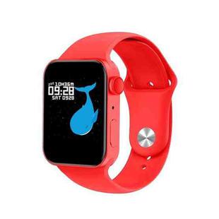 T100Plus 1.75 inch Color Screen Smart Watch, IP67 Waterproof,Support Body Temperature Test/Bluetooth Call/Heart Rate Monitoring/Blood Pressure Monitoring/Blood Oxygen Monitoring/Sleep Monitoring(Red)