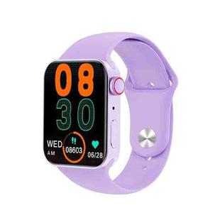 T100Plus 1.75 inch Color Screen Smart Watch, IP67 Waterproof,Support Body Temperature Test/Bluetooth Call/Heart Rate Monitoring/Blood Pressure Monitoring/Blood Oxygen Monitoring/Sleep Monitoring(Purple)