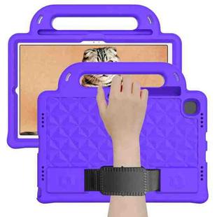 For Lenovo Tab M10 Plus TB-X606 10.3 Diamond Series EVA Anti-Fall Shockproof Sleeve Protective Shell Case with Holder & Strap(Purple)