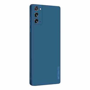 For Samsung Galaxy Note20 PINWUYO Touching Series Liquid Silicone TPU Shockproof Case(Blue)