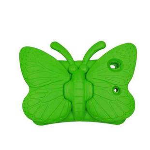 For iPad 10.2 2021 Butterfly Bracket Style EVA Children Falling Proof Cover Protective Case(Green)