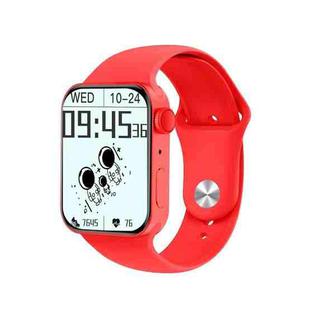 X8+ 1.75 inch Color Screen Smart Watch, IP67 Waterproof,Support Temperature Monitoring/Bluetooth Call/Heart Rate Monitoring/Blood Pressure Monitoring/Blood Oxygen Monitoring/Sleep Monitoring(Red)