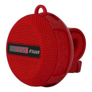 BT368 LED Digital Display Outdoor Portable IPX65 Waterproof Bluetooth Speaker(Red)
