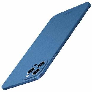 For iPhone 13 Pro MOFI Fandun Series Frosted PC Ultra-thin All-inclusive Protective Case (Blue)
