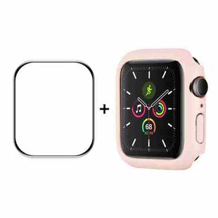 ENKAY Hat-Prince PC Frame + Full Coverage PMMA HD Screen Protector Film For Apple Watch Series 8 / 7 41mm(Pink)