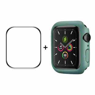 ENKAY Hat-Prince PC Frame + Full Coverage PMMA HD Screen Protector Film For Apple Watch Series 8 / 7 41mm(Green)