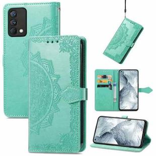 For OPPO Realme GT Master Mandala Embossing Pattern Horizontal Flip Leather Case with Holder & Card Slots & Wallet & Lanyard(Green)