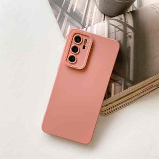 For Huawei Nova 7 Pro 5G Straight Side Liquid Silicone Phone Case(Pink)