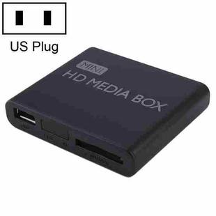 X9 Mini HD HDD Multimedia Player 4K Video Loop USB External Media Player AD Player(US Plug)