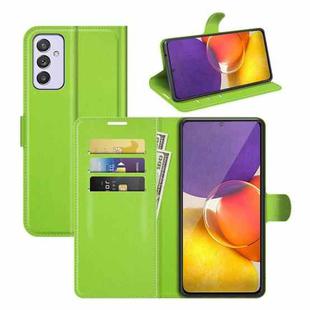 For Samsung Galaxy Quantum 2 / A82 Litchi Texture Horizontal Flip Protective Case with Holder & Card Slots & Wallet(Green)