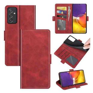 For Samsung Galaxy Quantum 2 / A82 Dual-side Magnetic Buckle Horizontal Flip Leather Case with Holder & Card Slots & Wallet(Red)