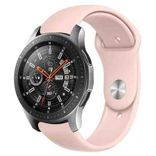 Monochrome Silicone Watch Band for Samsung Galaxy Watch Active 2 22mm(light pink)