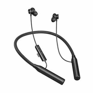 YH-08 Neck-Mounted Wireless Bluetooth 5.0 Sports Earphone with Magnetic & Wired Control Function(Black)