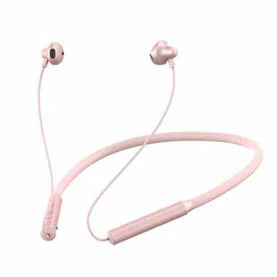 W18 Neck-Mounted Wireless Bluetooth 5.0 Sports Earphone with Wired Control Function(Pink)