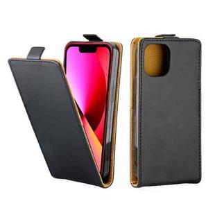 For iPhone 13 Business Style Vertical Flip TPU Leather Case with Card Slot(Black)