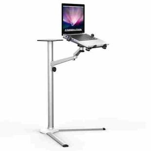 UP-8 3-in-1 Multifunction Adjustable Computer Floor Stand with Mouse Tray