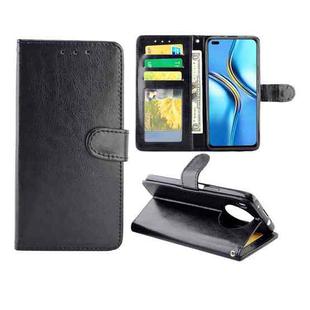 For Huawei Nova8i / Honor X20 Crazy Horse Texture Leather Horizontal Flip Protective Case with Holder & Card Slots & Wallet & Photo Frame(Black)