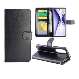 For Honor X20 SE Crazy Horse Texture Leather Horizontal Flip Protective Case with Holder & Card Slots & Wallet & Photo Frame(Black)