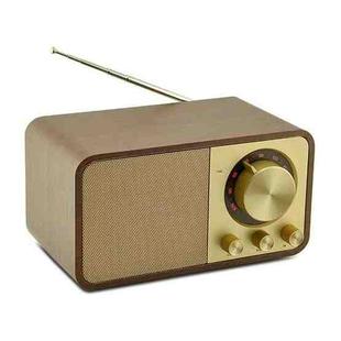 OneDer JY-66 Wooden Wireless BT5.0 Retro Classic Speaker FM Radio Support TF / U-Disk / AUX