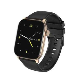 KW76 1.69 inch Color Screen Smart Watch, IP68 Waterproof,Support Heart Rate Monitoring/Blood Pressure Monitoring/Blood Oxygen Monitoring/Sleep Monitoring(Gold)