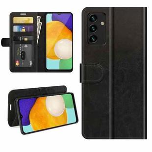 For Samsung Galaxy A13 5G R64 Texture Single Horizontal Flip Protective Case with Holder & Card Slots & Wallet& Photo Frame(Black)
