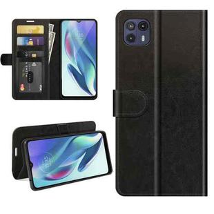 For Motorola Moto G50 5G R64 Texture Single Horizontal Flip Protective Case with Holder & Card Slots & Wallet& Photo Frame(Black)
