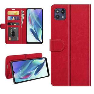 For Motorola Moto G50 5G R64 Texture Single Horizontal Flip Protective Case with Holder & Card Slots & Wallet& Photo Frame(Red)