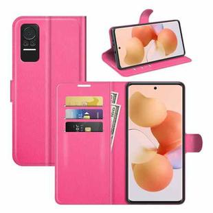 For Xiaomi Civi 5G Litchi Texture Horizontal Flip Protective Case with Holder & Card Slots & Wallet(Rose Red)