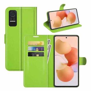 For Xiaomi Civi 5G Litchi Texture Horizontal Flip Protective Case with Holder & Card Slots & Wallet(Green)