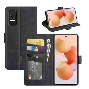 For Xiaomi Civi Dual-side Magnetic Buckle Horizontal Flip Leather Case with Holder & Card Slots & Wallet(Black)