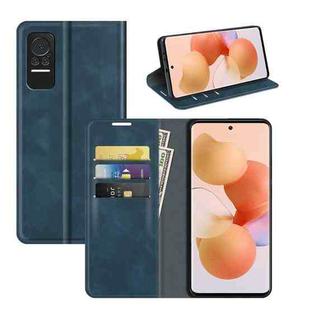 For Xiaomi Civi Retro-skin Magnetic Suction Leather Case with Holder & Card Slots & Wallet(Dark Blue)