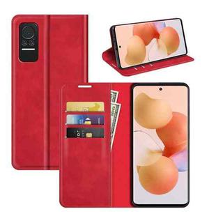 For Xiaomi Civi Retro-skin Magnetic Suction Leather Case with Holder & Card Slots & Wallet(Red)