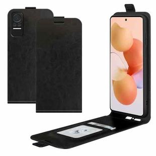 For Xiaomi Civi R64 Texture Single Vertical Flip Leather Protective Case with Card Slots & Photo Frame(Black)