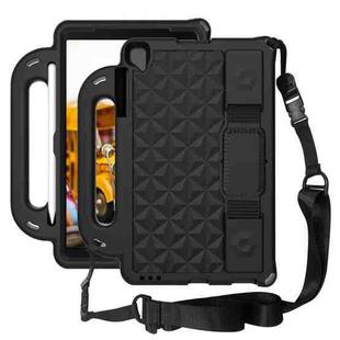 For Lenovo M10 X306X / X306F Diamond Series EVA Anti-Fall Shockproof Sleeve Protective Shell Case with Holder & Strap(Black)