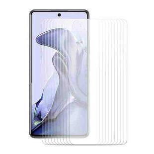 10 PCS For Xiaomi Mi 11T / 11T Pro ENKAY Hat-Prince 0.26mm 9H 2.5D Curved Edge Tempered Glass Screen Protector