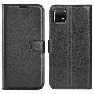 For Huawei nova Y60 Litchi Texture Horizontal Flip Protective Case with Holder & Card Slots & Wallet(Black)