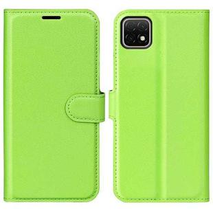 For Huawei nova Y60 Litchi Texture Horizontal Flip Protective Case with Holder & Card Slots & Wallet(Green)