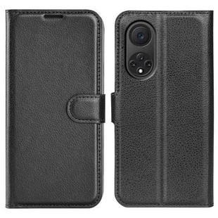 For Huawei nova 9 Litchi Texture Horizontal Flip Protective Case with Holder & Card Slots & Wallet(Black)