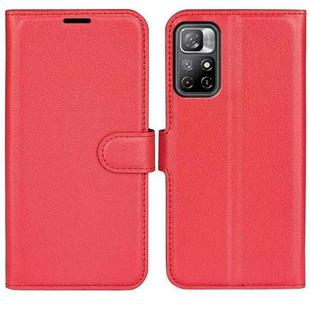 For Xiaomi Redmi Note 11 Litchi Texture Horizontal Flip Protective Case with Holder & Card Slots & Wallet(Red)