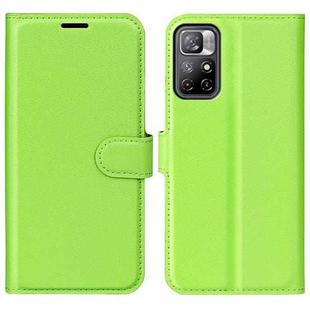 For Xiaomi Redmi Note 11 Litchi Texture Horizontal Flip Protective Case with Holder & Card Slots & Wallet(Green)
