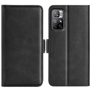 For Xiaomi Redmi Note 11 Global / Note 11S Dual-side Magnetic Buckle Leather Phone (Black)