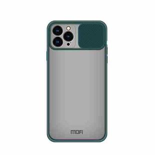 For iPhone 13 Pro Max MOFI Translucent Frosted PC + TPU Phone Case(Green)