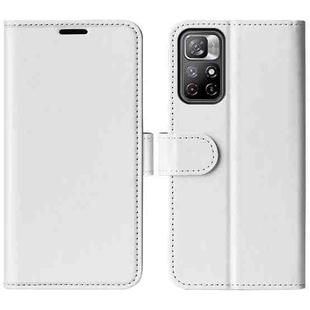 For Xiaomi Redmi Note 11 R64 Texture Single Horizontal Flip Protective Case with Holder & Card Slots & Wallet & Photo Frame(White)